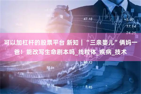 可以加杠杆的股票平台 新知｜“三亲婴儿”俩妈一爸！能改写生命剧本吗_线粒体_疾病_技术